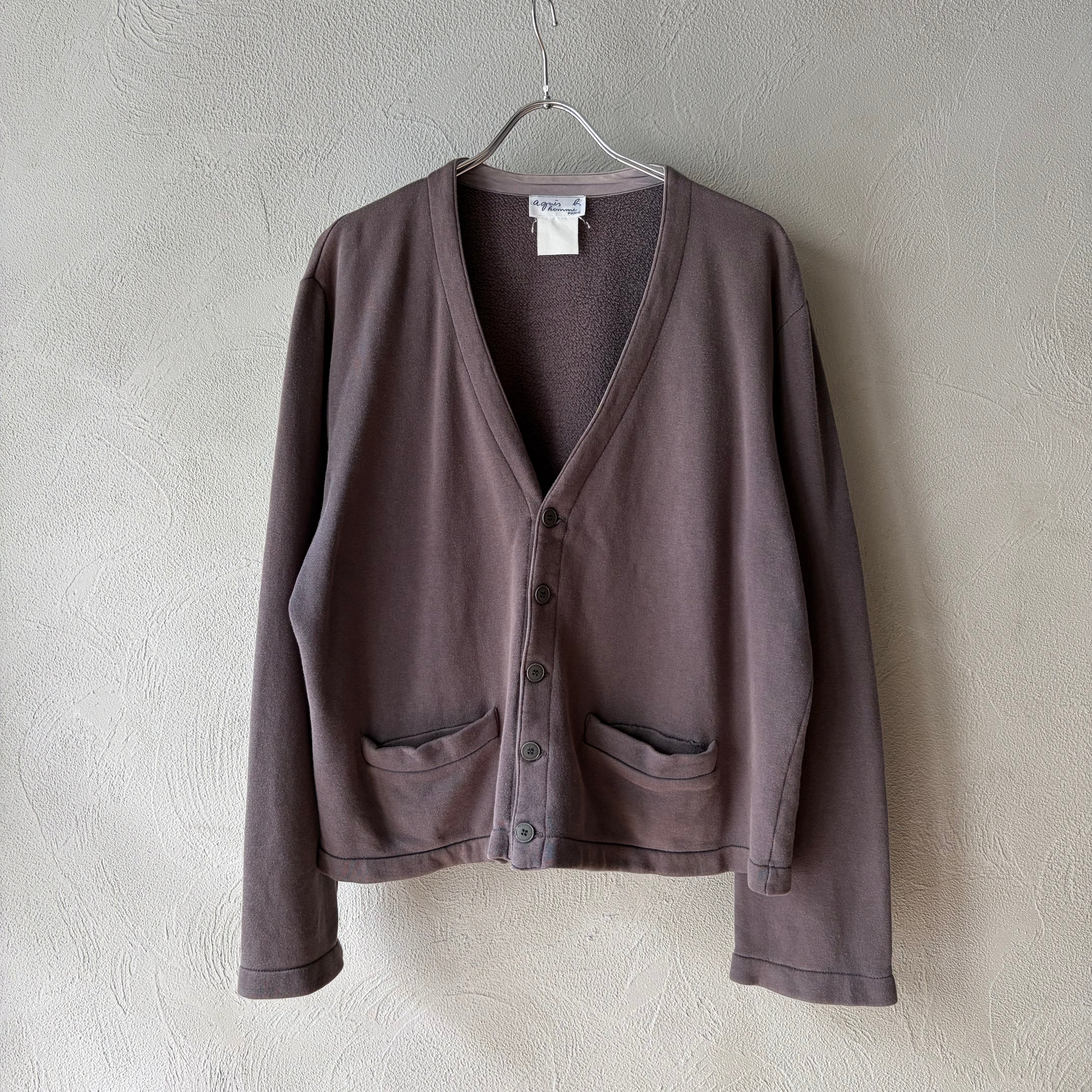 80-90s agnes b. homme PARIS  Short cardigan