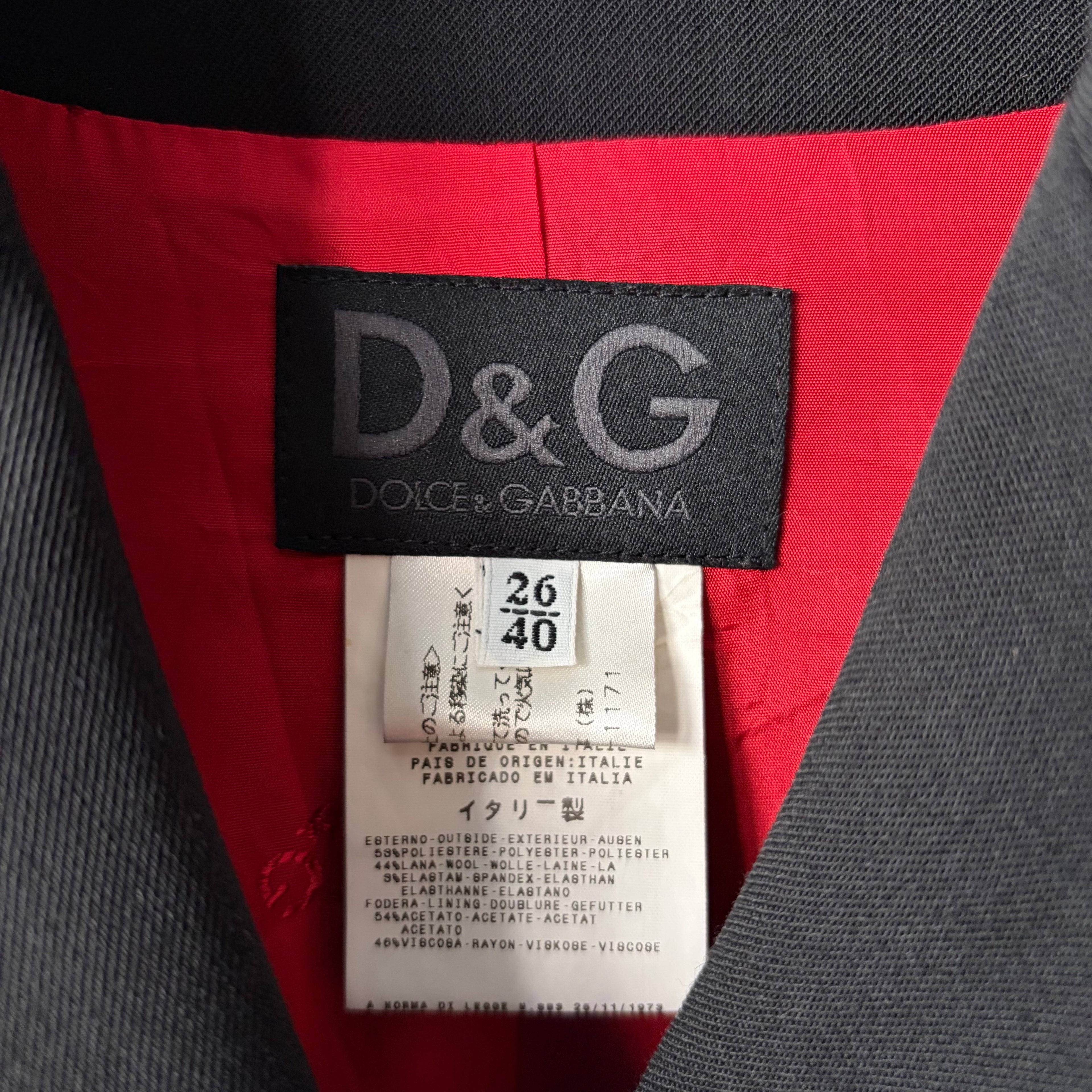 D&G DOLCE&GABBANA Tailored jacket