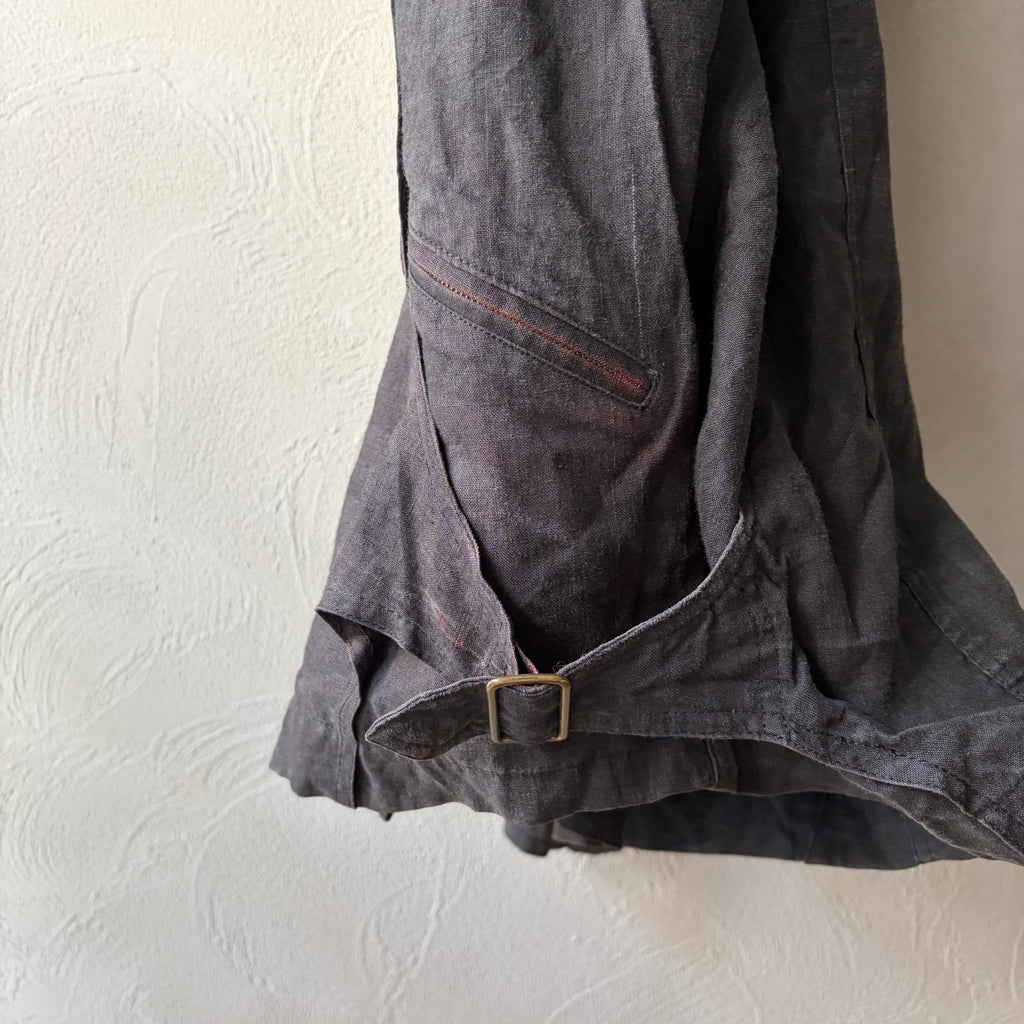 80s arrston volage KOHSHIN SATOH Linen design jacket