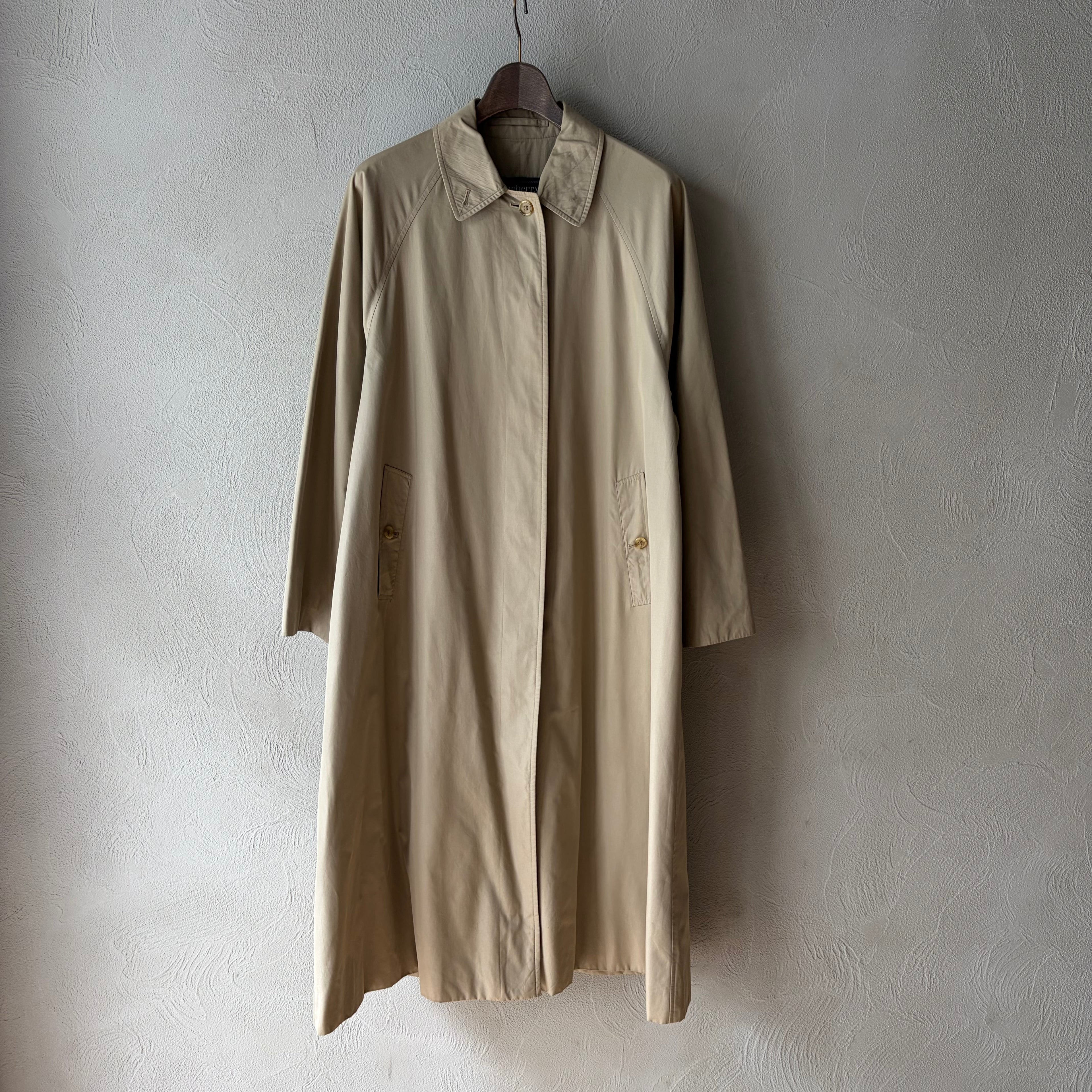 BURBERRYS' ×DEMAN Single sleeve  Balmacaan coat
