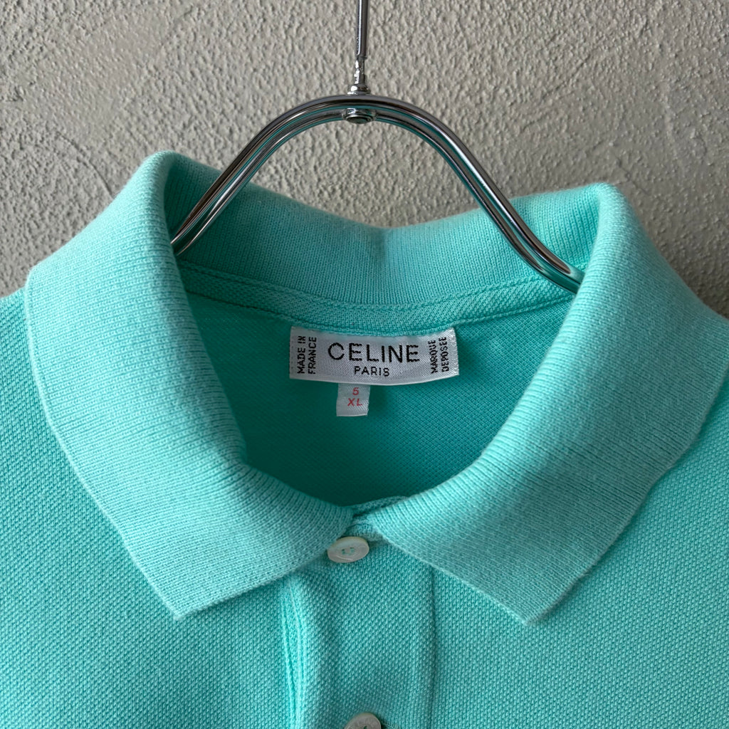 80s CELINE S/S Polo shirt