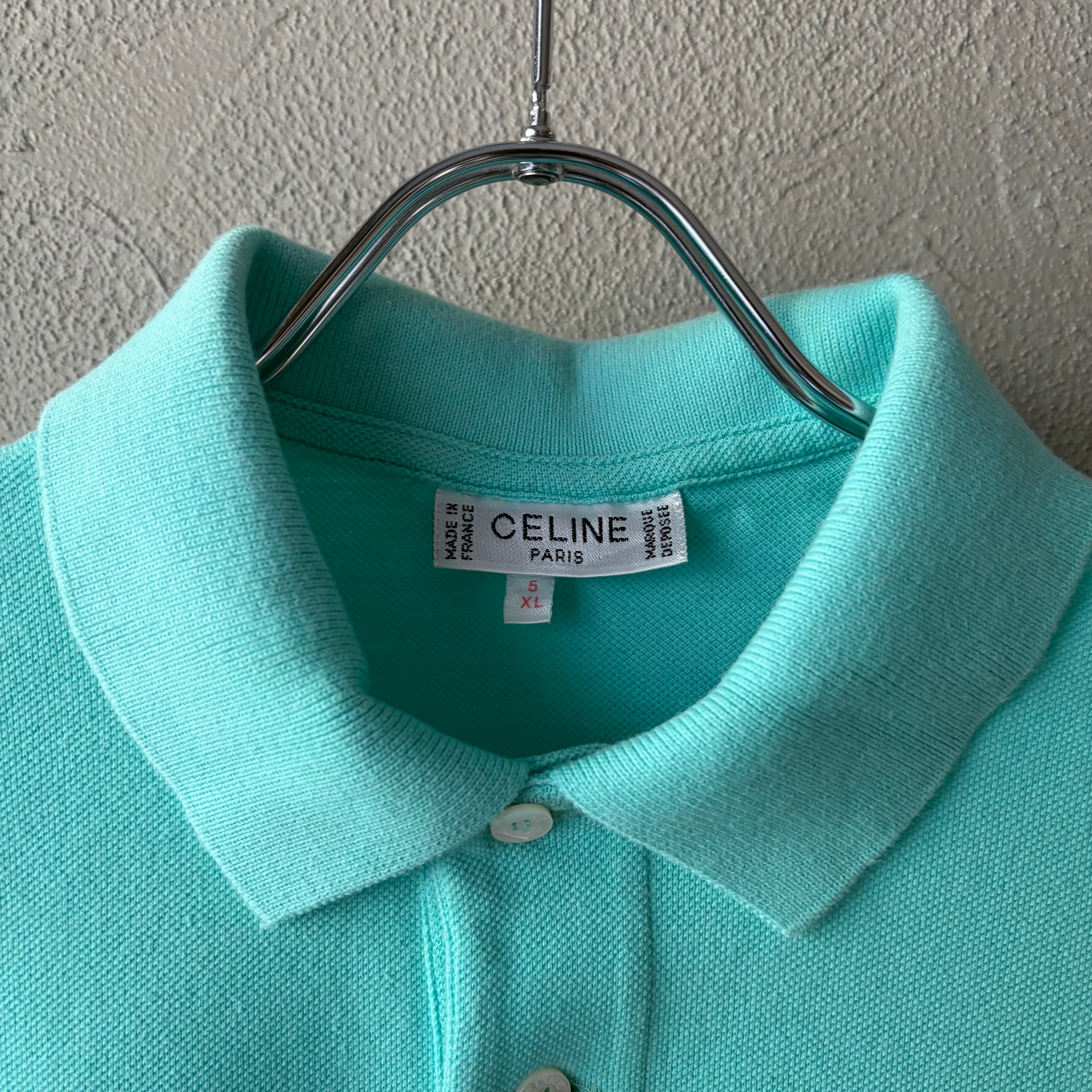 80s CELINE S/S Polo shirt