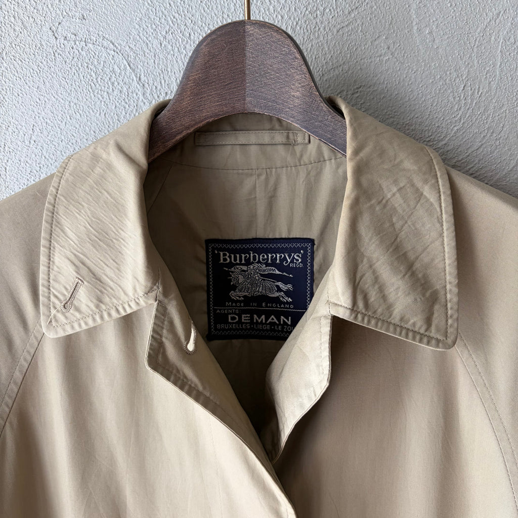 BURBERRYS' ×DEMAN Single sleeve  Balmacaan coat