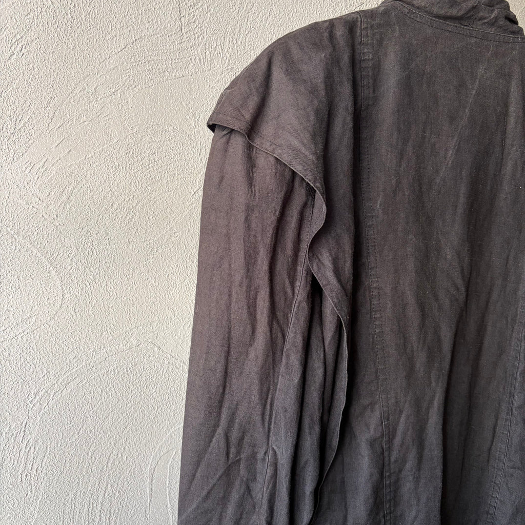 80s arrston volage KOHSHIN SATOH Linen design jacket