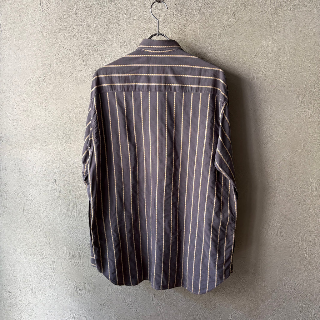 EMPORIO ARMANI  Embroidery stripe BD shirt