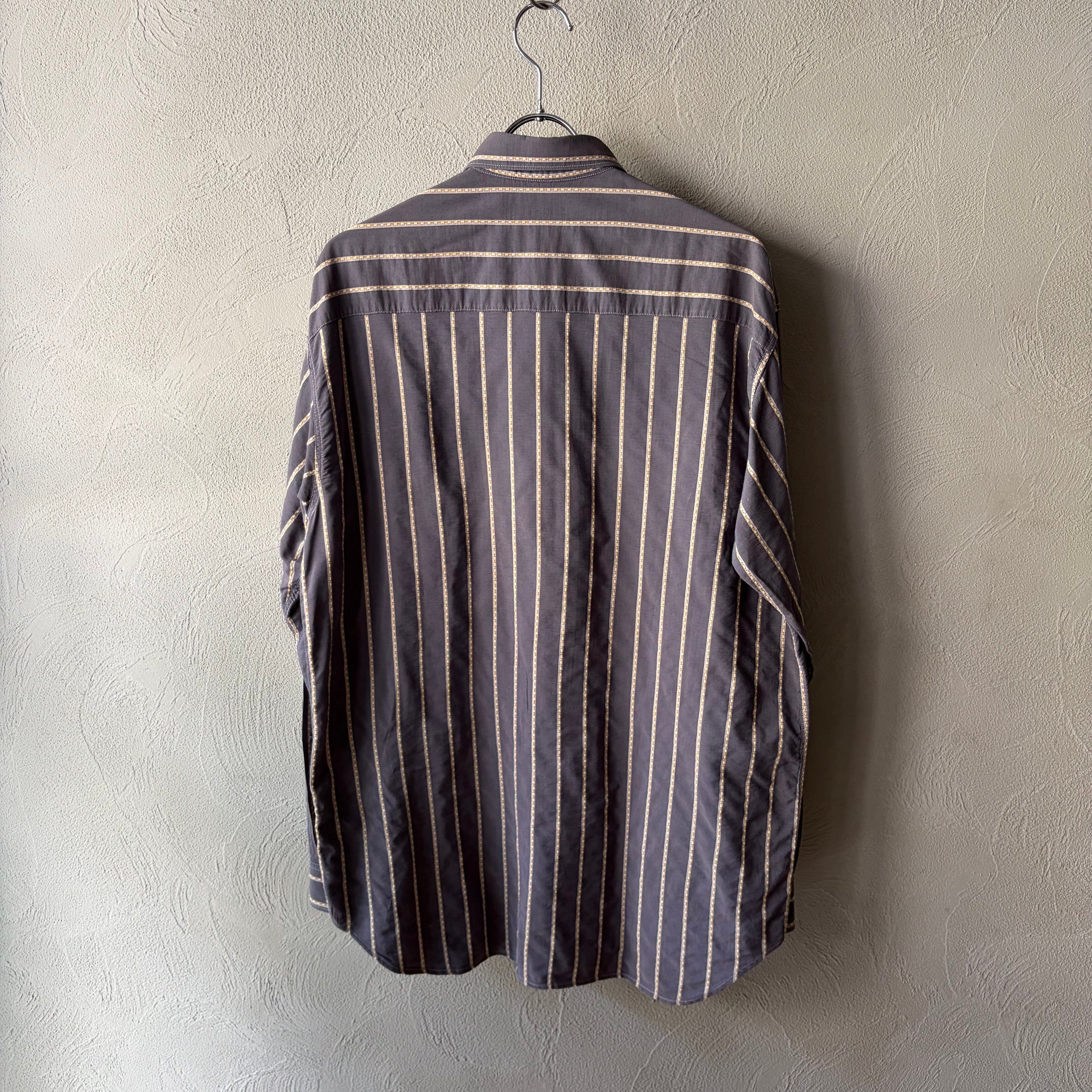 EMPORIO ARMANI  Embroidery stripe BD shirt