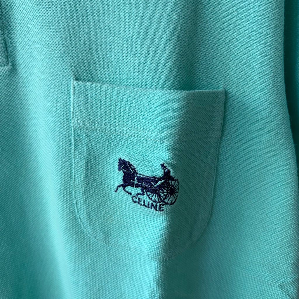 80s CELINE S/S Polo shirt