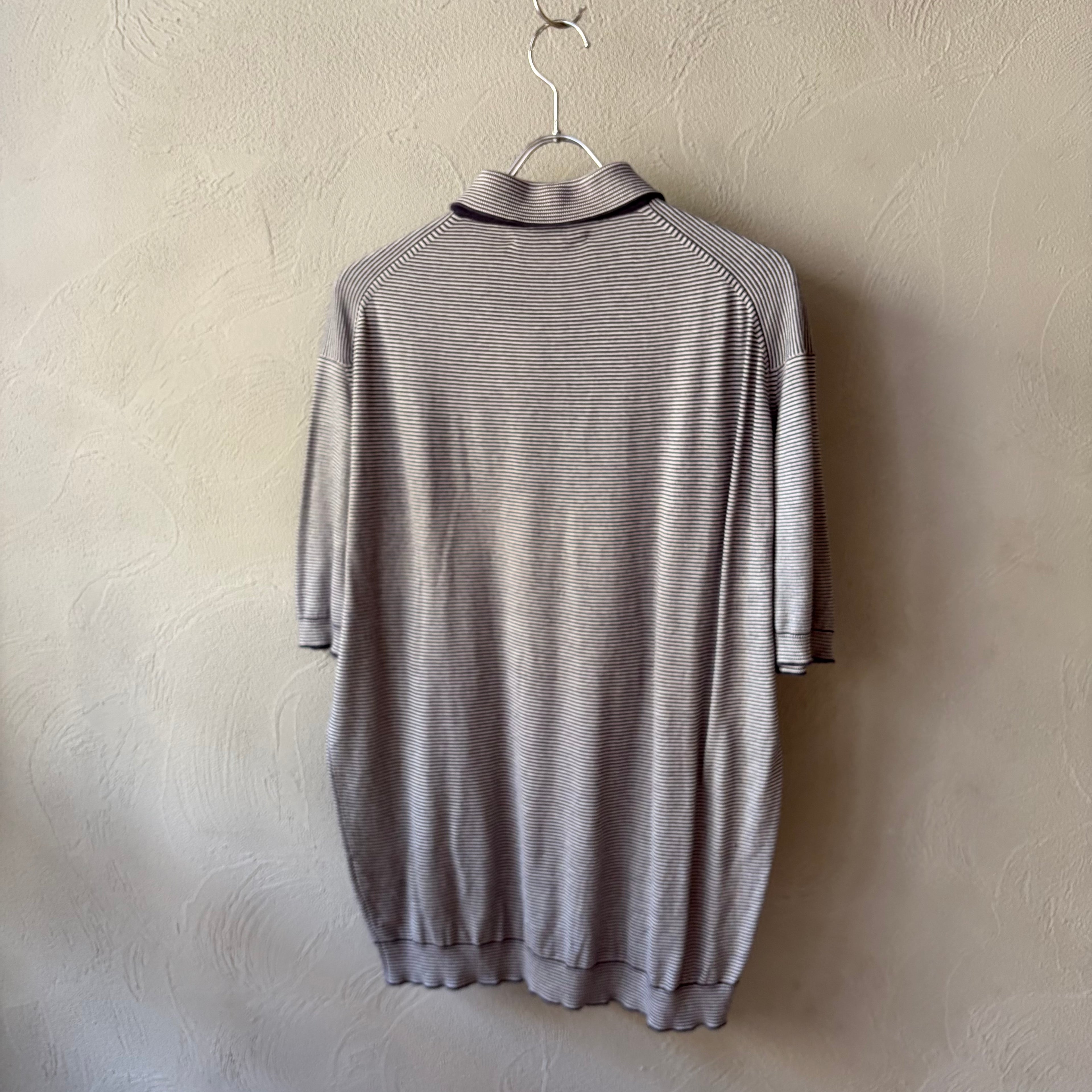 90s JOHN SMEDLEY Cotton knit polo