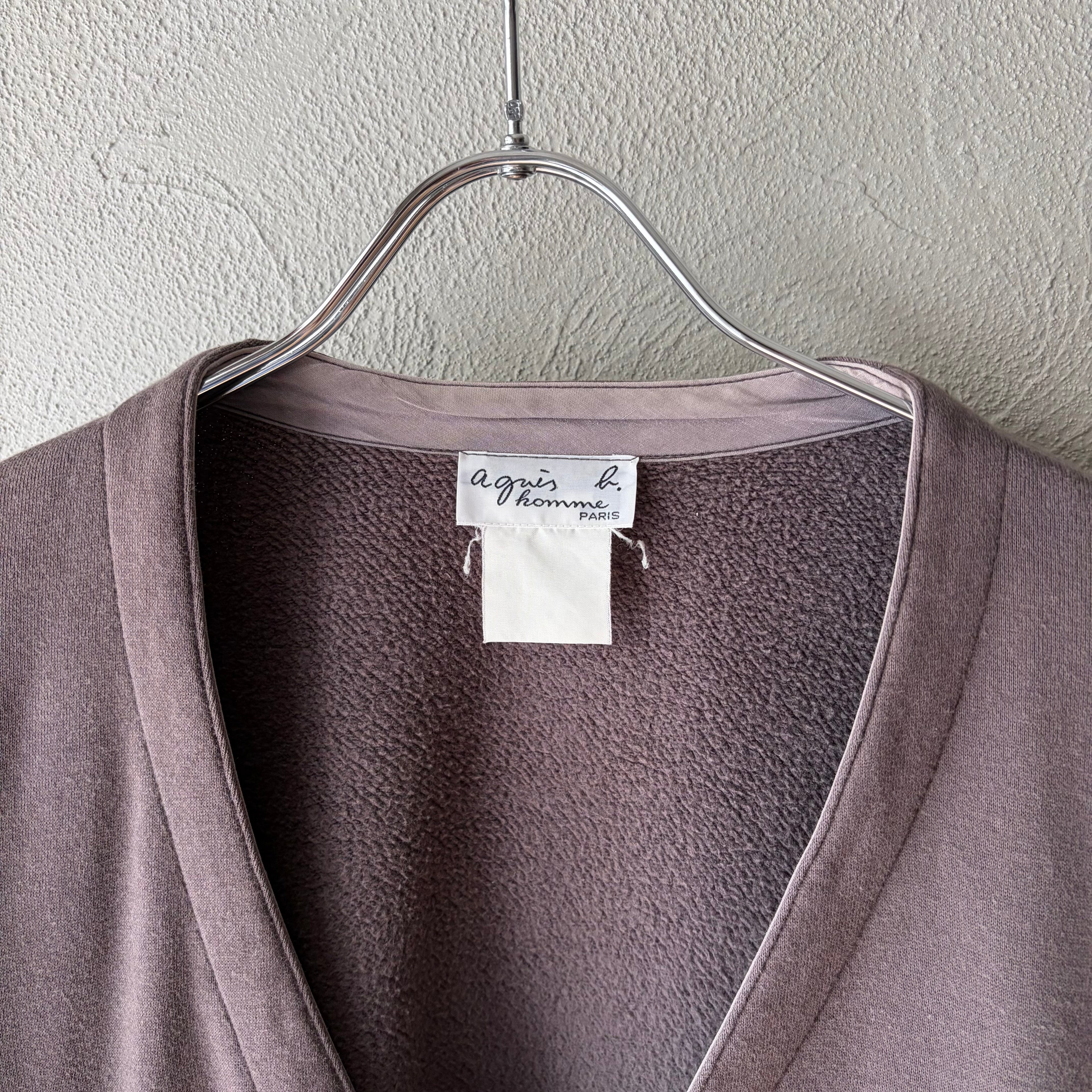 80-90s agnes b. homme PARIS  Short cardigan
