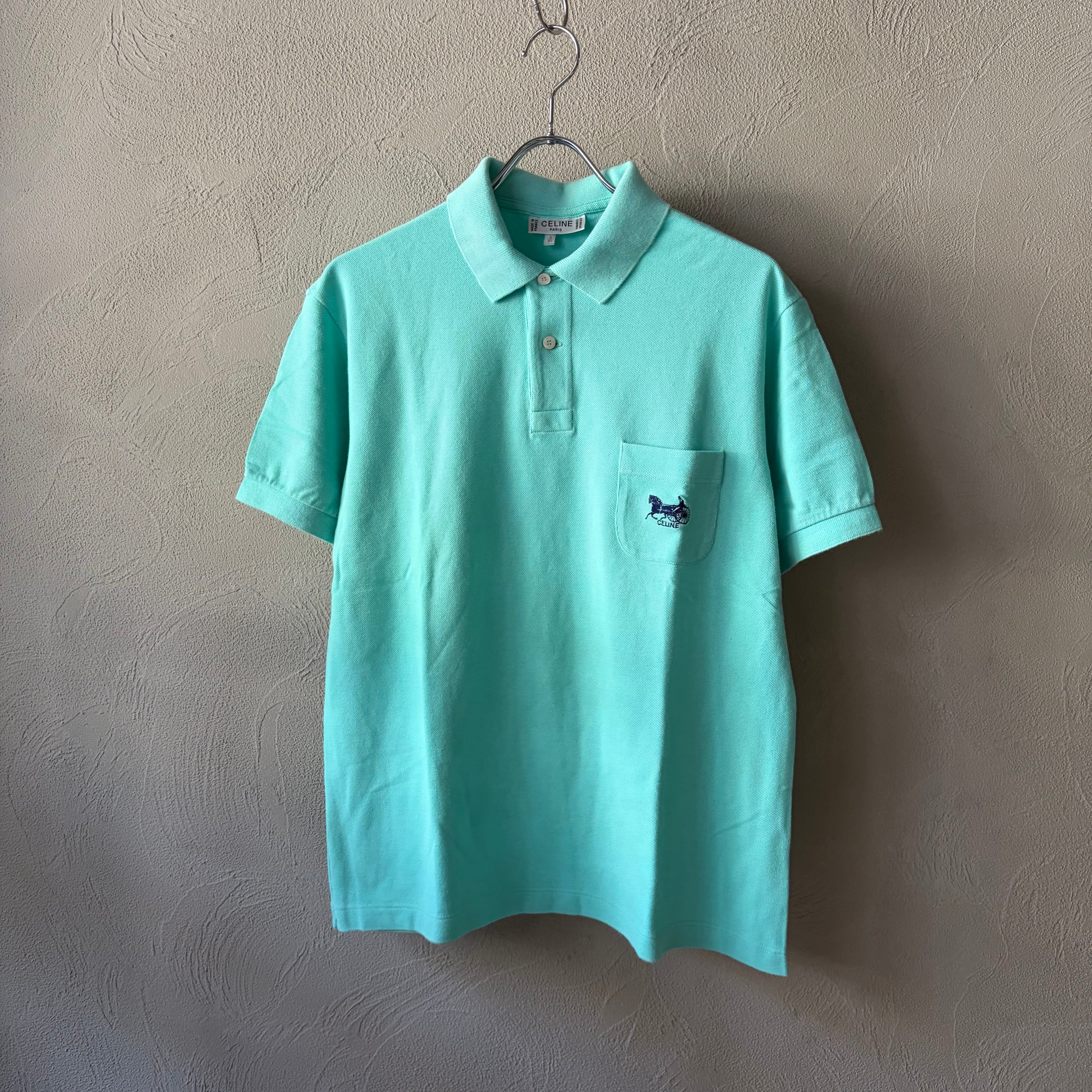 80s CELINE S/S Polo shirt