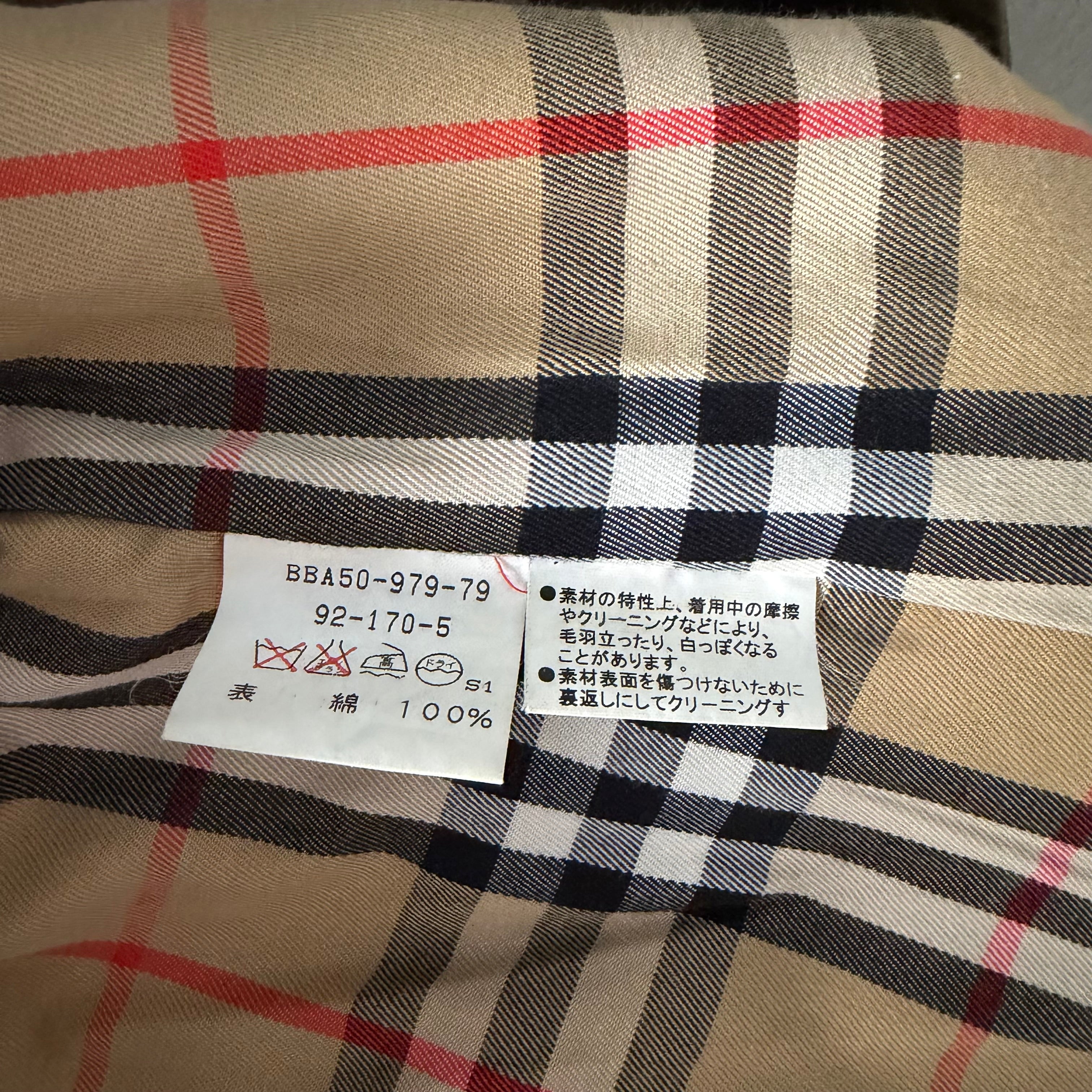 BURBERRY LONDON  Balmacaan coat