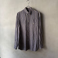 EMPORIO ARMANI  Embroidery stripe BD shirt