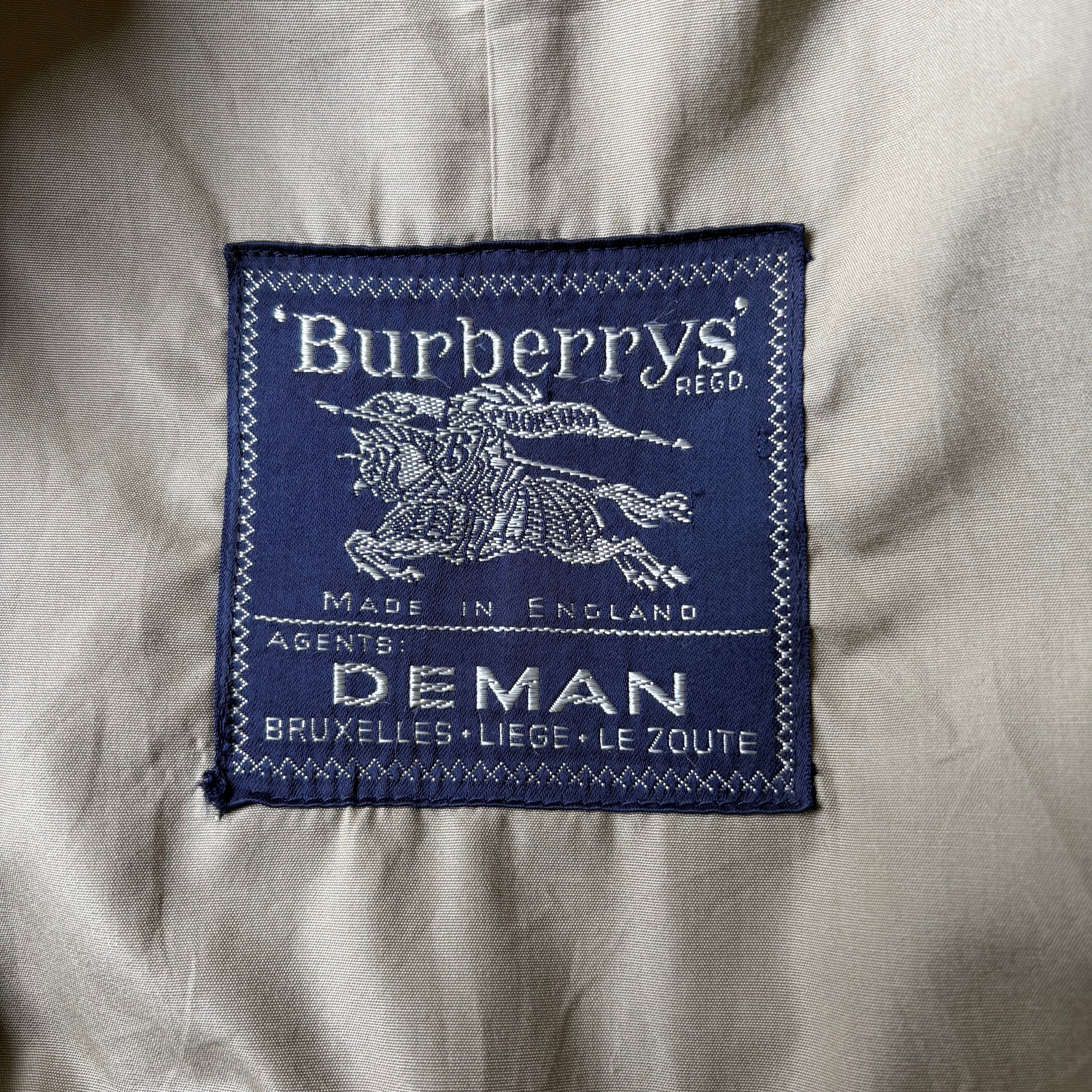BURBERRYS' ×DEMAN Single sleeve  Balmacaan coat