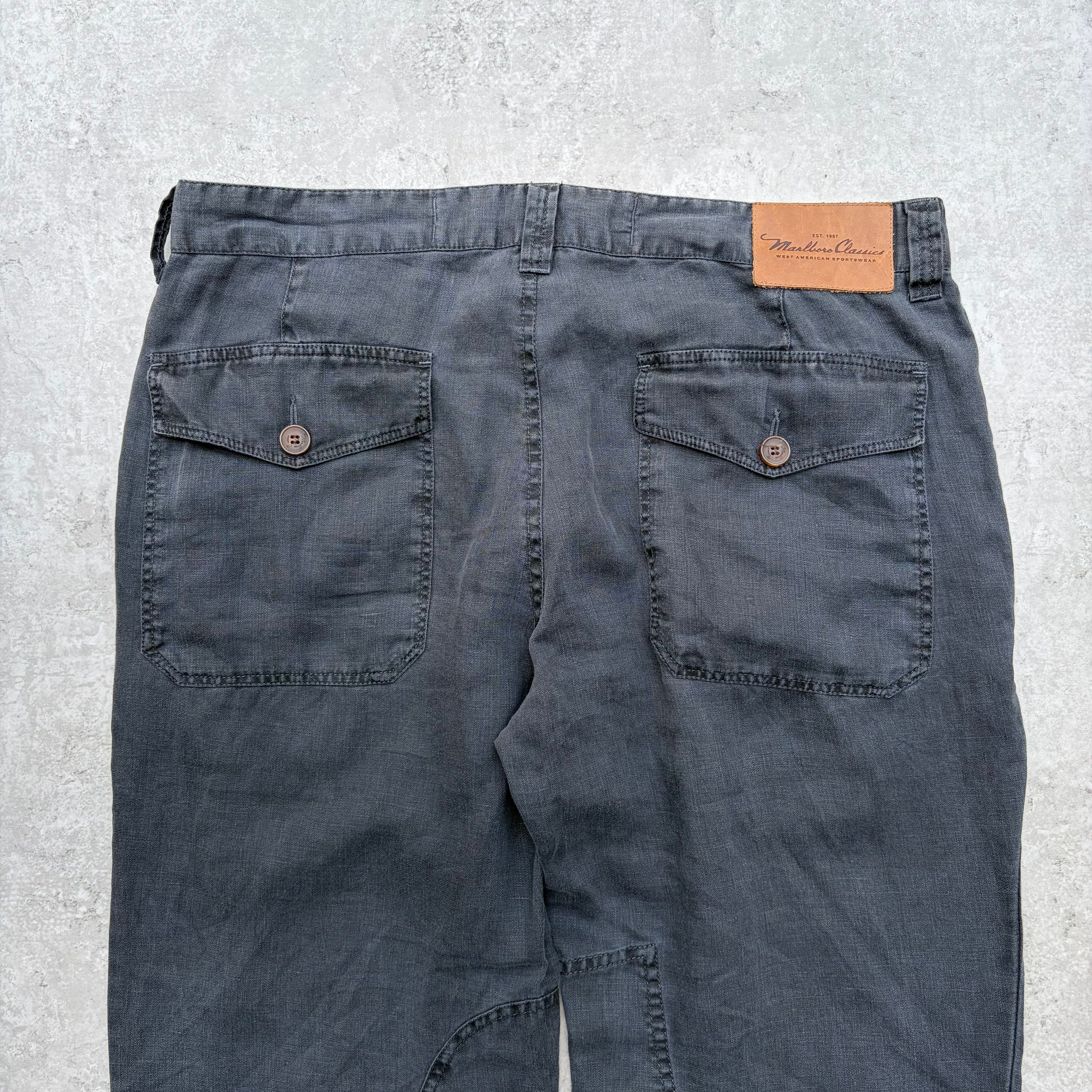 90-00s Marlboro Classics Wide linen pants