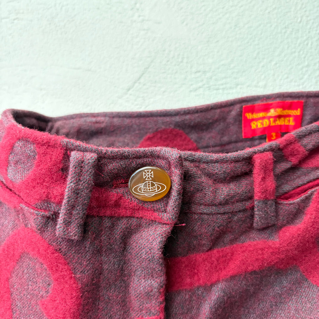 Vivienne Westwood  RED LABEL Wool allover key shorts