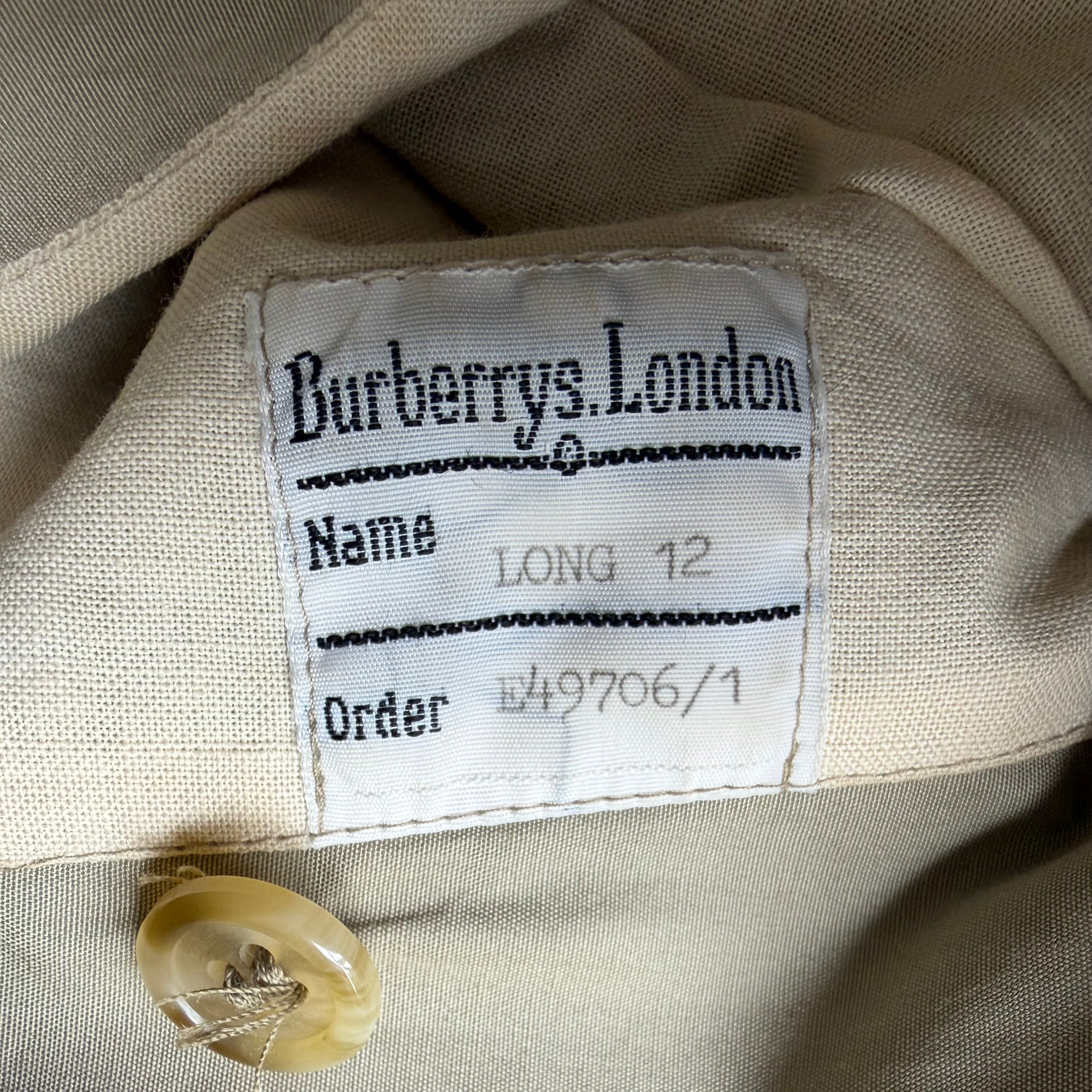 BURBERRYS' ×DEMAN Single sleeve  Balmacaan coat