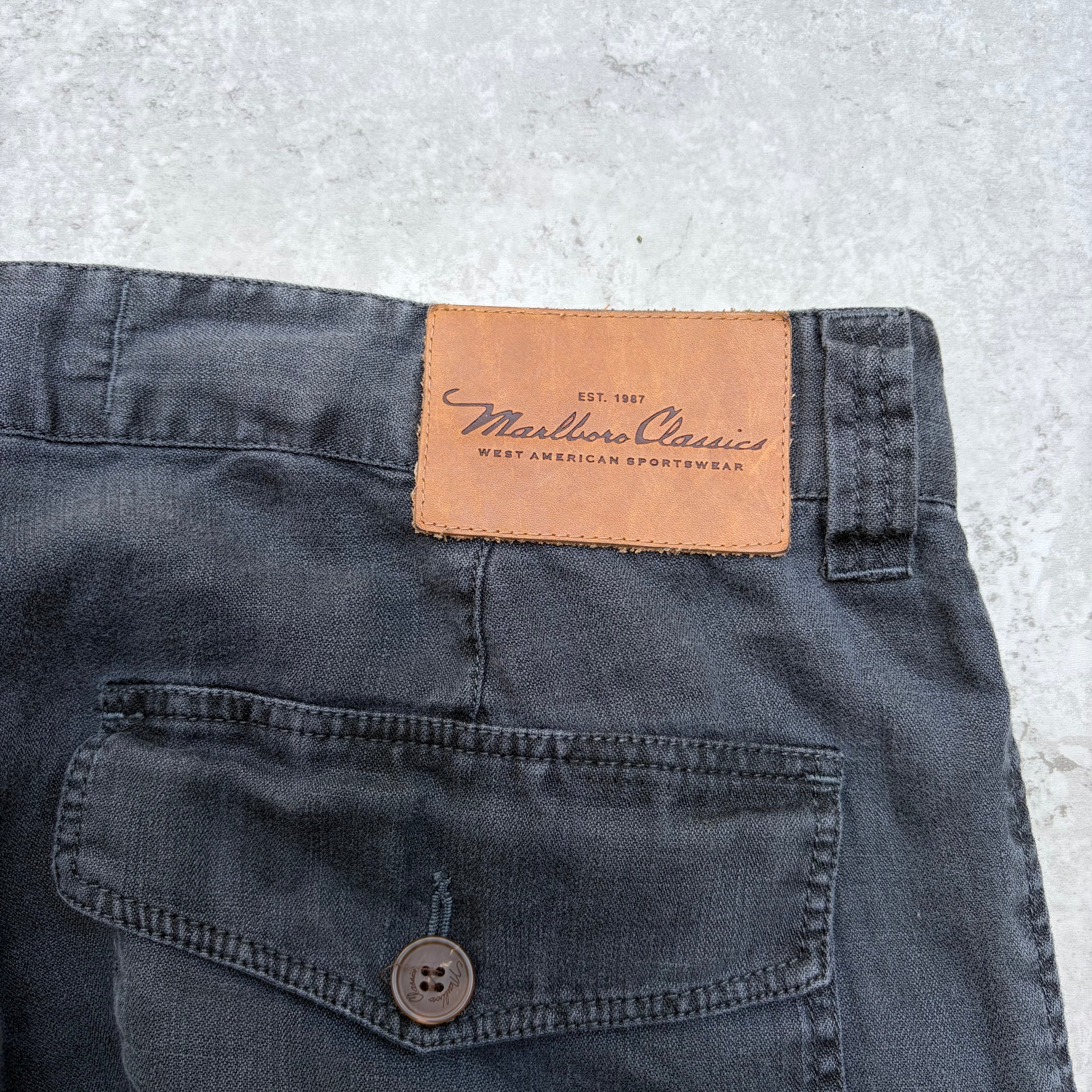 90-00s Marlboro Classics Wide linen pants